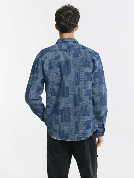 Printed Long Sleeve Cotton Shirt