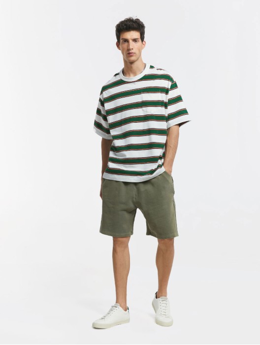 Soft Distressed Pure Cotton Shorts