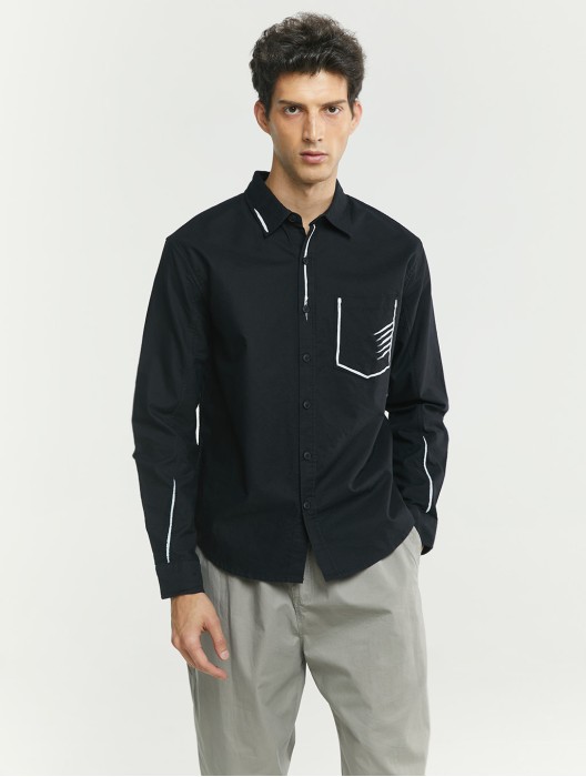 Modern Buttoned Cotton Shirt