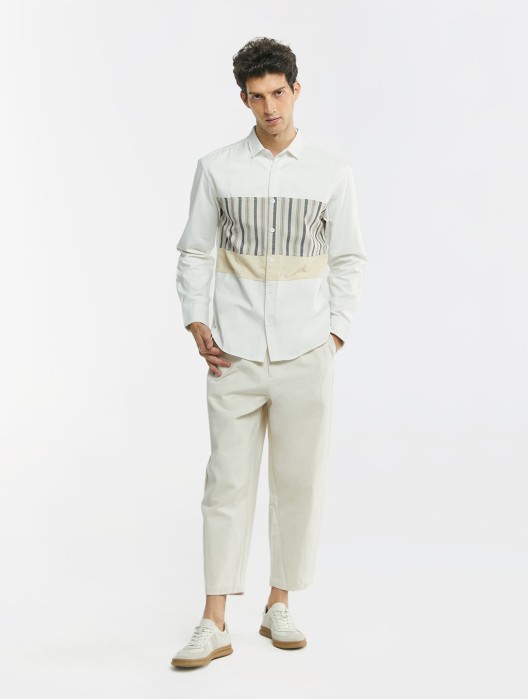 Patchwork Cotton Shirt