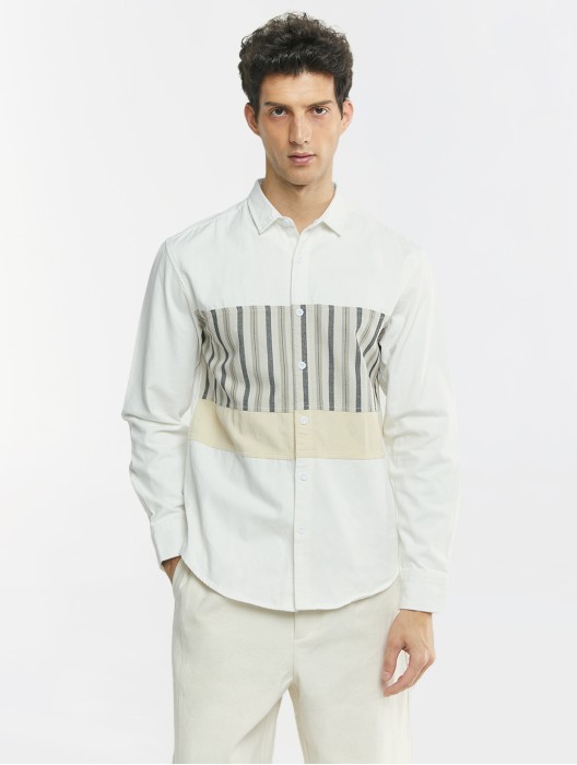 Patchwork Cotton Shirt