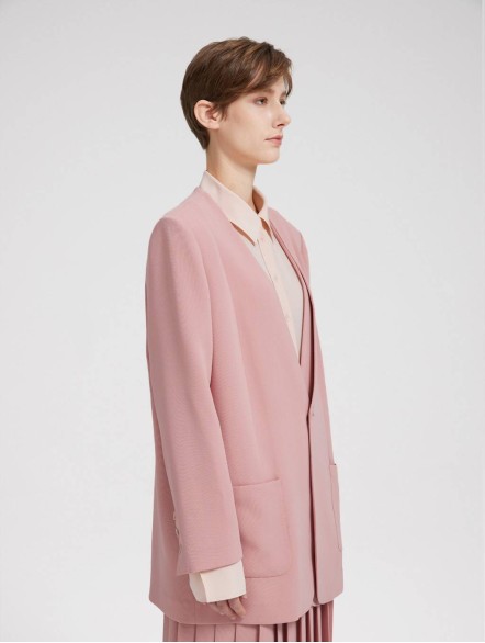 Single-breasted Compact Suiting Blazer