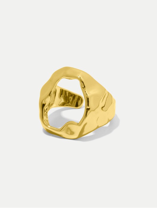 Organic Square Hollowed Ring