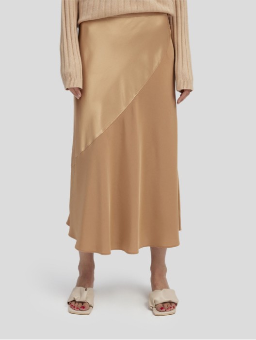 Flared Midi Skirt