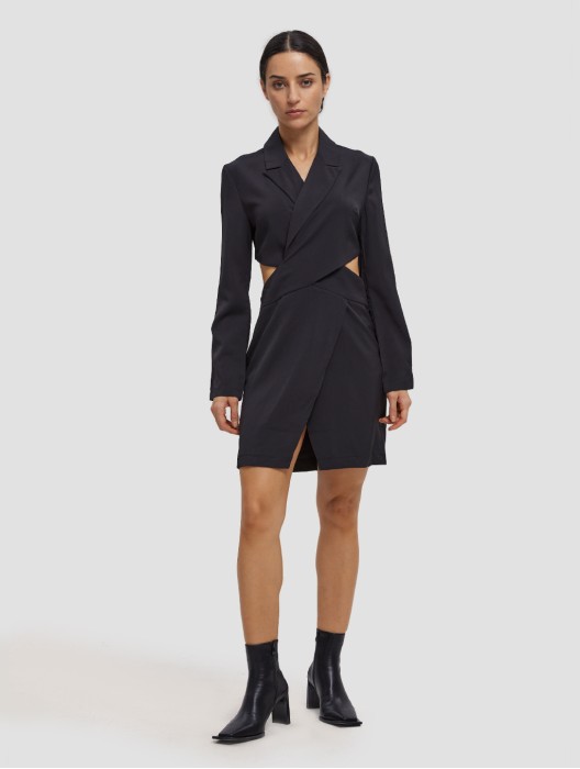 Cutaway Blazer Dress
