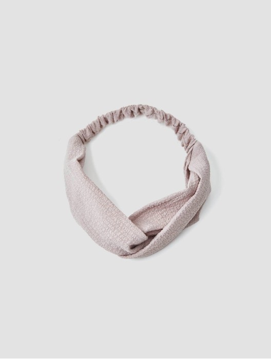 Beige Twist Knot Headband