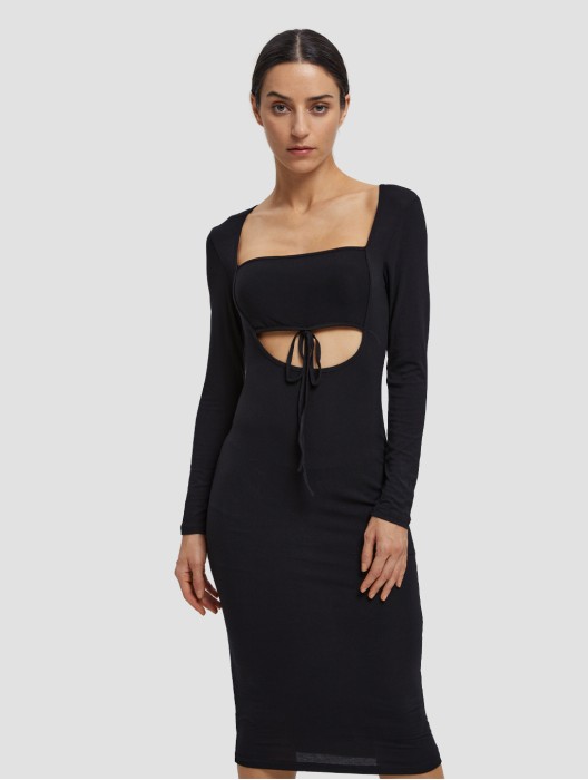 Cutout Waist Bodycon