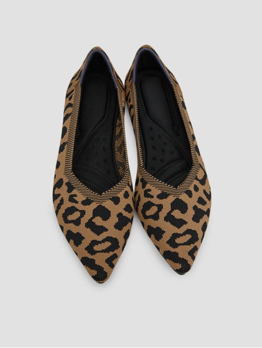 Woven Ballerina Flat Shoes