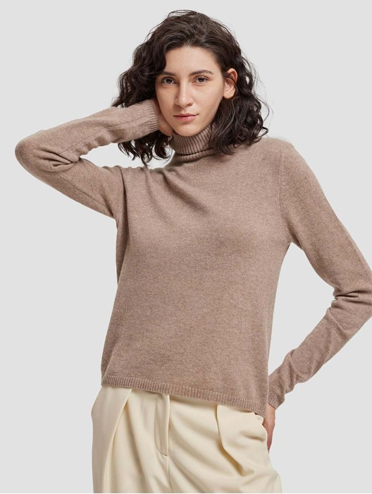 Cashmere Roll Neck Sweater