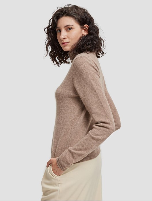 Cashmere Roll Neck Sweater