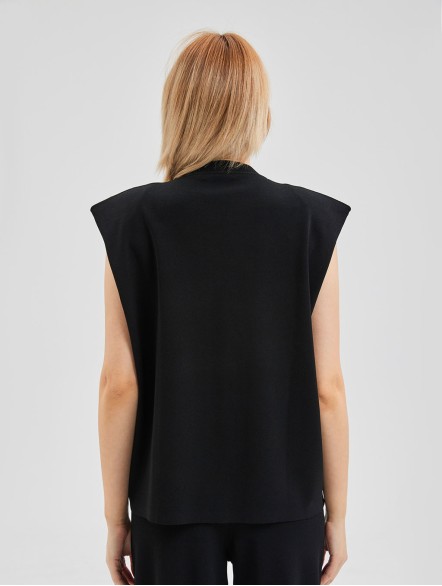Padded Shoulder Tank Top