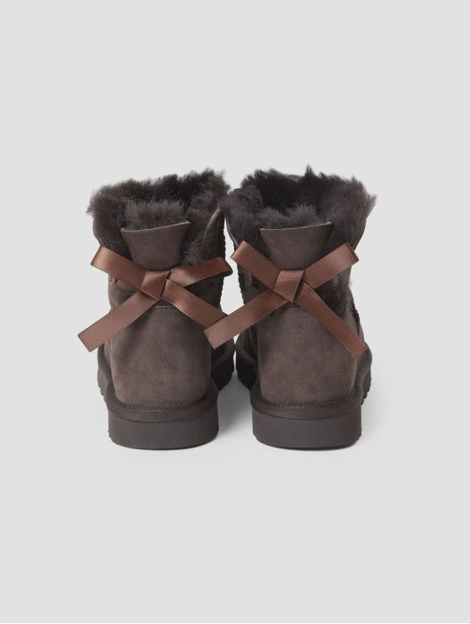 Satin Bowknot Boots