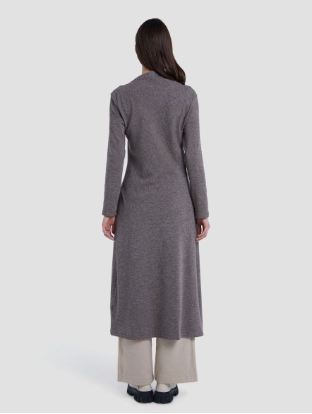 Buttered Slit Long Sweater