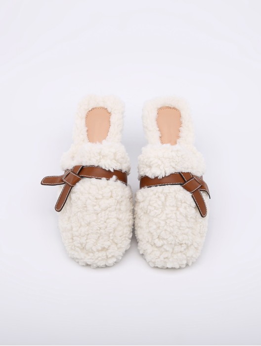 Teddy Texture Flats