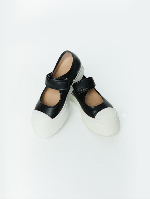Retro Velcro Platform Shoes