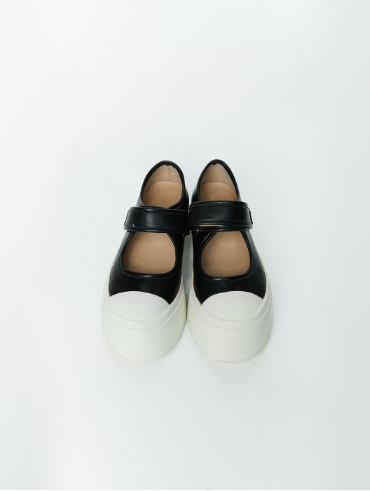Retro Velcro Platform Shoes